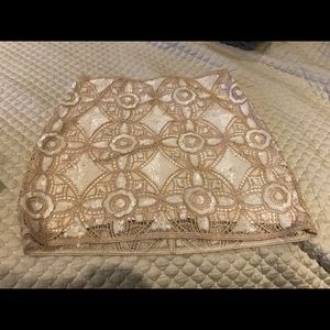 Sequined skirt from express